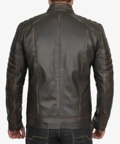 Men Cafe Racer leather jacket
