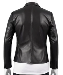 Men Stylish Black Leather Blazer