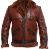 Mens RAF Shearling Aviator Jacket