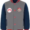 Super Mario Boys Varsity Jacket