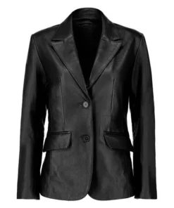 Women Black Blazer Coat