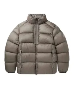 Mens Winter Grey Puffer Jacket