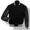 Unisex Black Varsity Jacket