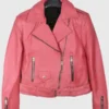 Barbie Pink Leather Jacket