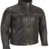 Black Rivet Leather Jacket