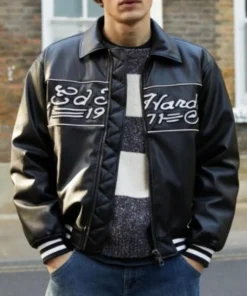 Ed Hardy Leather Jacket