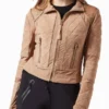 Women Suede Leather Jacket