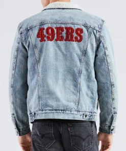 49ers Levi's Sherpa Denim Jacket