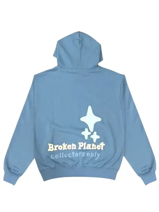 Broken Planet Blue Hoodie