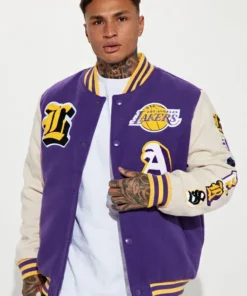 Los Angeles Lakers Letterman Jacket