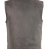 Men Distressed Leather Vest