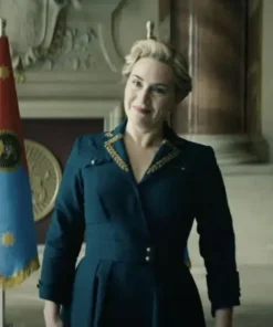 2024 The Regime Kate Winslet Blue Coat