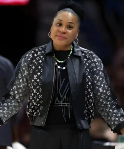 Dawn Staley NCAA Final Tournament Leather Jacket