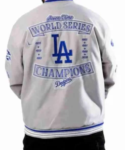 Dodgers 7x Champions Gray Jacket