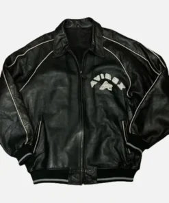 Drake Knicks Game Avirex Leather Jacket