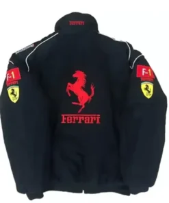 Ferrari Bomber Black Jacket