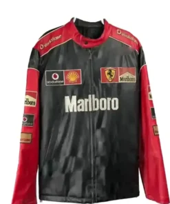 Ferrari Marlboro 90s Vintage Leather Jacket