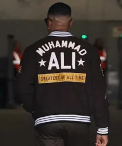 Jalen Hurts Muhammad Ali Brown Varsity Bomber Jacket