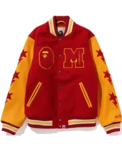 Michael Jackson Bape Varsity Jacket