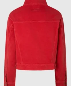 Multiple Styles Red Denim Jacket