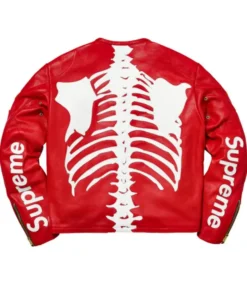 Skeleton Leather Jacket