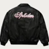 Sp5der Web Black Leather Jacket