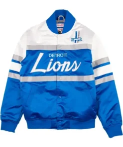 Trever Detroit Lions Satin Jacket