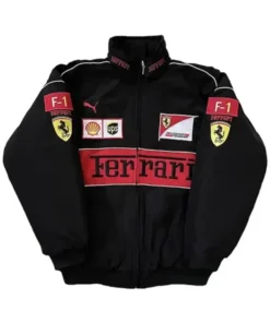 Vintage Halsey Ferrari F1 Black Jacket