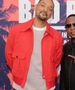 Will Smith Bad Boys Ride Or Die Red Jacket