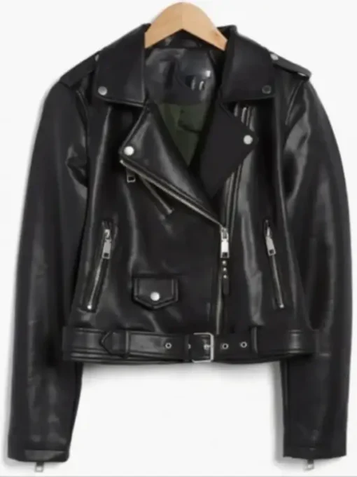 Women Moto Leather Jacket