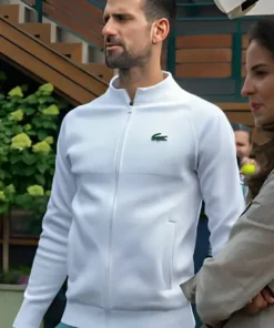 2024 Wimbledon Novak Djokovic White Jacket