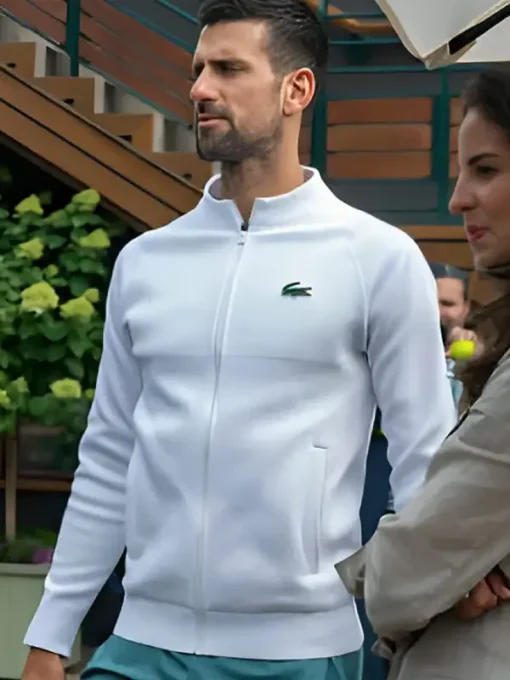 2024 Wimbledon Novak Djokovic White Jacket