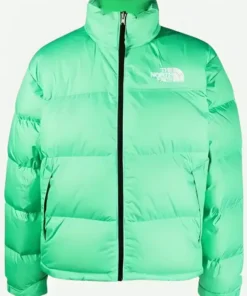 Adam Sandler Green Puffer Jacket