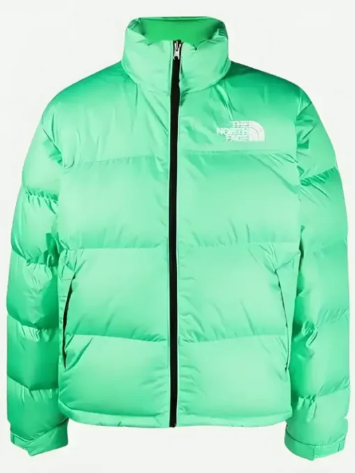 Adam Sandler Green Puffer Jacket