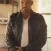 Amaury Nolasco Land Of Women 2024 Black Leather Jacket