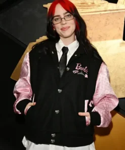 Billie Eilish 2024 Grammy Awards Barbie Bomber Jacket
