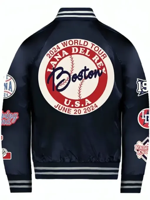 Boston World Tour Lana Del Rey Satin Jacket