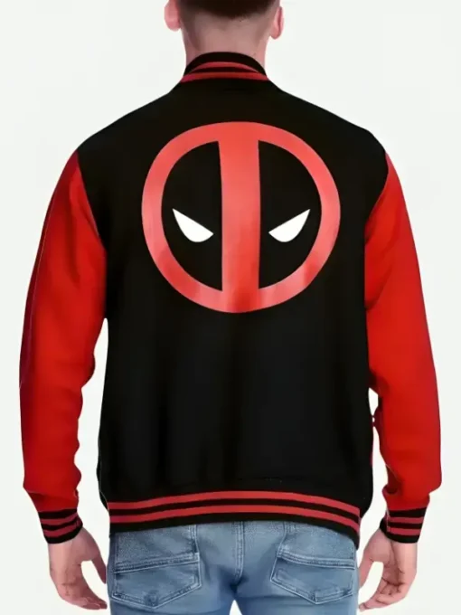 Deadpool Black Letterman Jacket