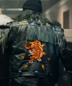 Jose Barros Sixty Minutes Black Biker Jacket