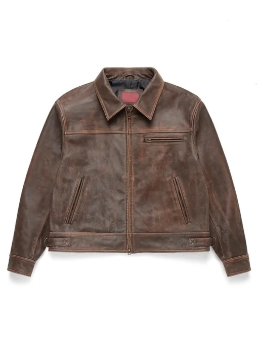 Mutimer Brown Leather Jacket