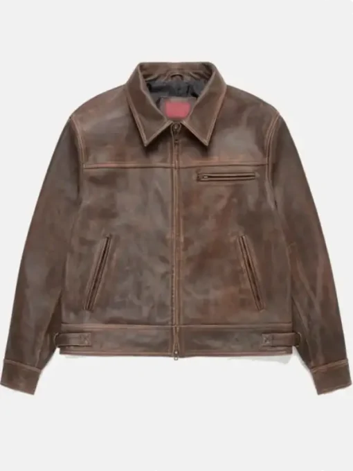 Mutimer Brown Leather Jacket