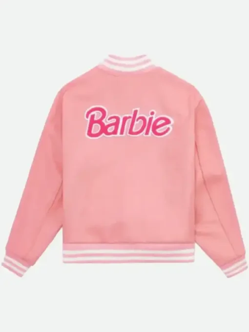 Pink Barbie Varsity Jacket