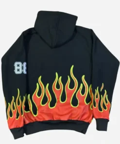 Vaffanculo Drake Flame Hoodie