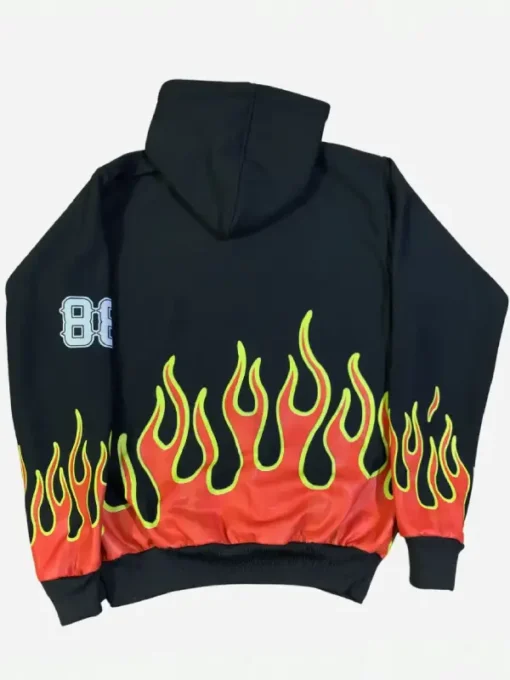 Vaffanculo Drake Flame Hoodie