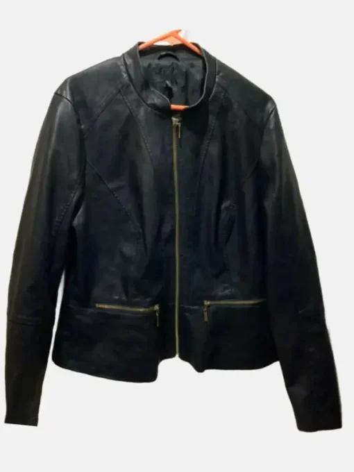 Womens Baccini Leather Jacket