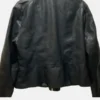 Womens Black Baccini Leather Jacket