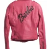 2024 Barbie Pink Leather Jacket