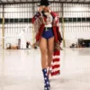 2024 Beyonce American Flag Fringe Coachella Jacket