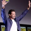 2024 Comic Con Hugh Jackman Blue Bomber Jacket