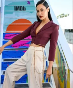 2024 Janina Gavankar Borderlands Cropped Blazer
